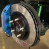 Honda S2000 DBA 4000 Series Front and Rear Slotted Rotors with Spoon Sport 4-Pot Monoblock brake calipers 