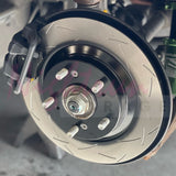 Honda S2000 DBA 4000 Series Front and Rear Slotted Rotors