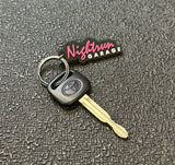 Nightrun Garage JDM 3D Rubber Keychain