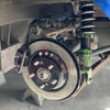 Honda S2000 DBA 4000 Series Front and Rear Slotted Rotors with Fortune Auto Coilovers