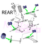 MK3 supra rear suspension diagram with all inner pickup points highlighted 

mk3 supra, ma70 supra, jza70, ga70, a70, superpro bushings, nightrun garage, poly bushings, toyota supra, bushing upgrade