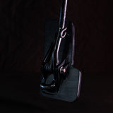 detail view of mounting system on toyota supra throttle sport pedal