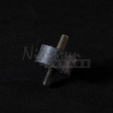 rubber insulated stud, m6x1.0 stud, double ended m6 rubber stud, m6 mount, a/c condenser rubber mount.