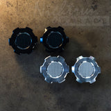 Nightrun garage vintage modern oil cap black silver variants 