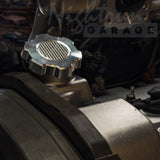 Nightrun garage oil cap vintage silver on Toyota 3SGTE engine 