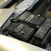 Toyota MK3 Supra Battery Hold Down Kit Polished Titanium