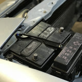 Toyota MK3 Supra Battery Hold Down Kit True Burned Titanium
