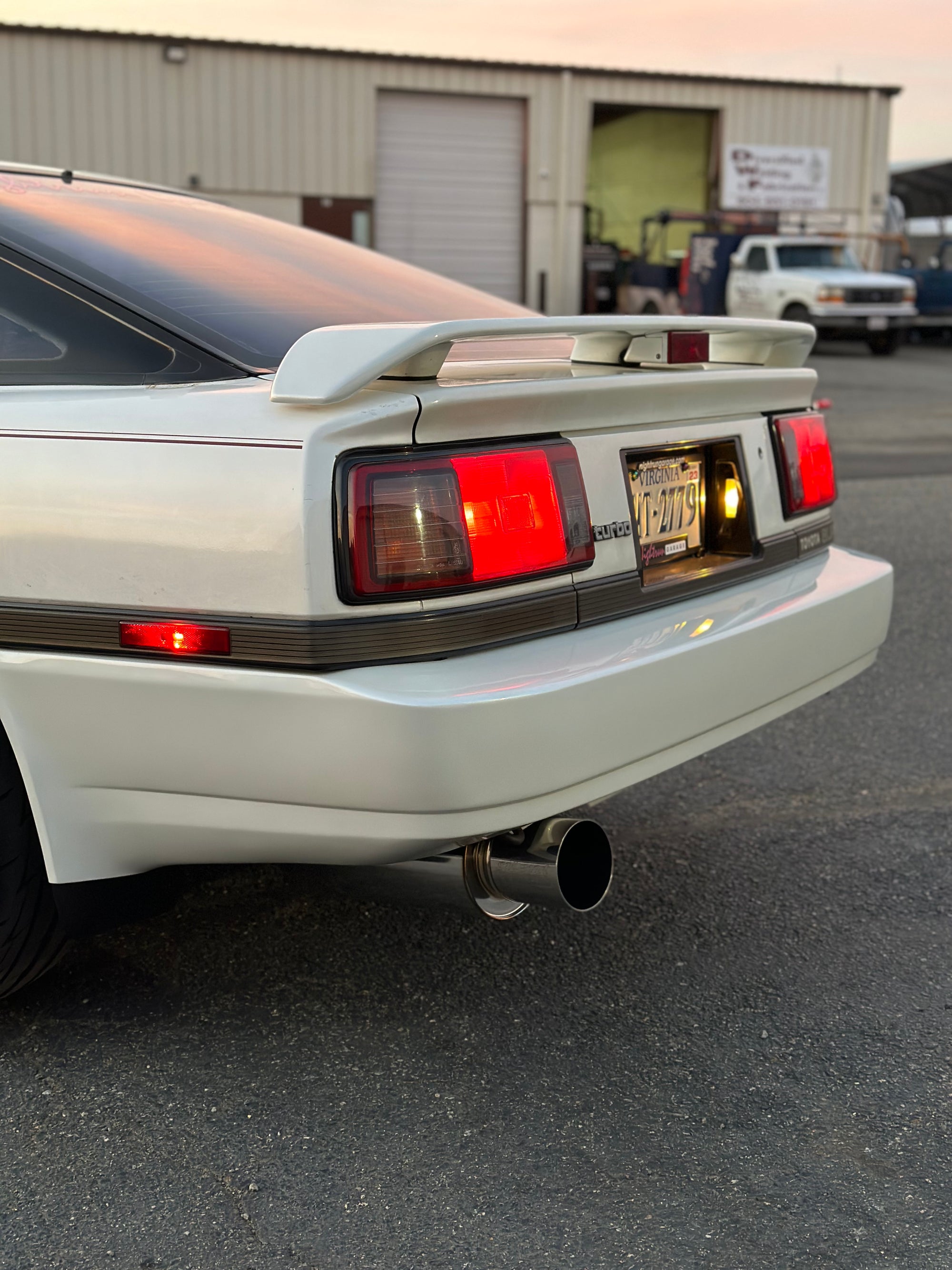 Mk3 Toyota Supra HKS Silent HiPower Exhaust Nightrun Garage